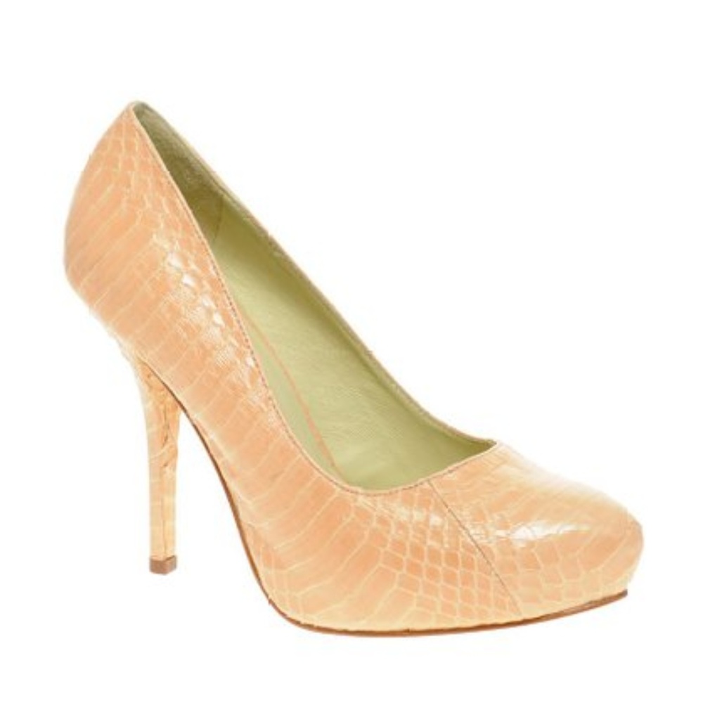 Elizabeth and James Mazi Snake Platform Pumps
